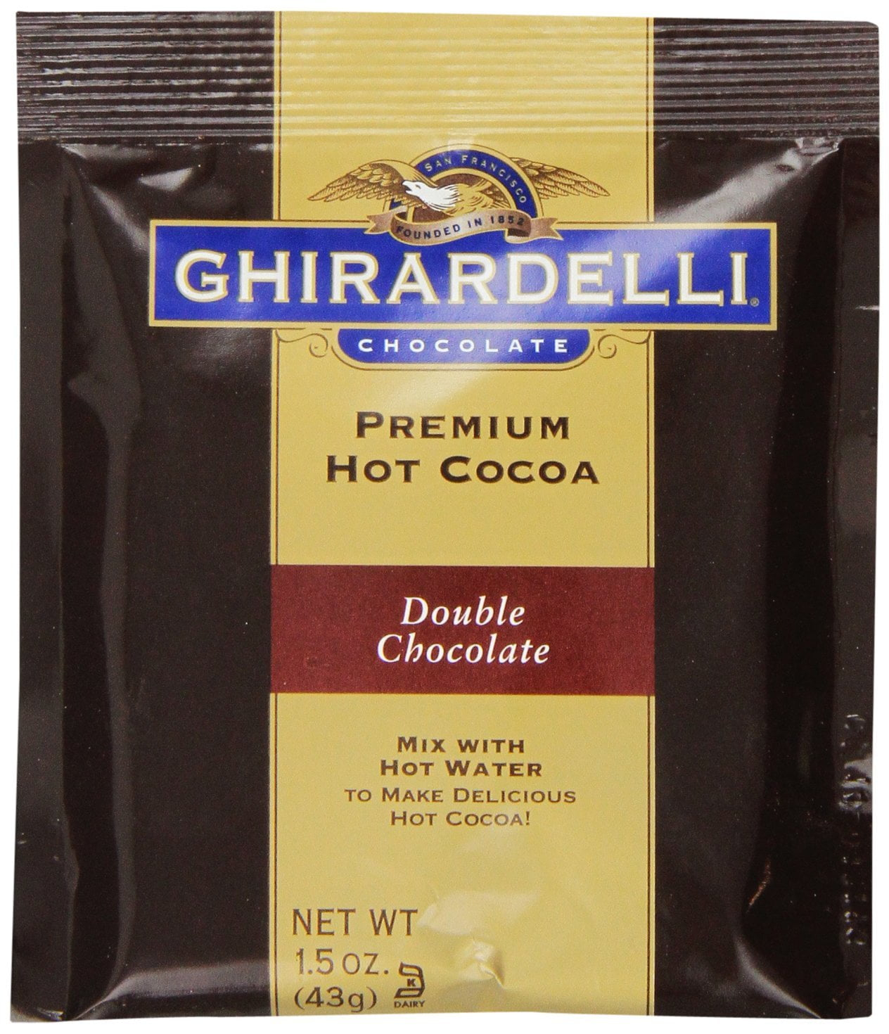 Ghirardelli Premium Hot Cocoa Envelopes, Rich chocolate, 22.7 Ounce (Pack of 15)