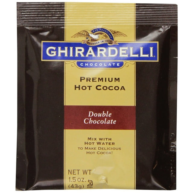 Ghirardelli Premium Hot Cocoa Envelopes, Rich chocolate, 22.7 Ounce (Pack of 15)