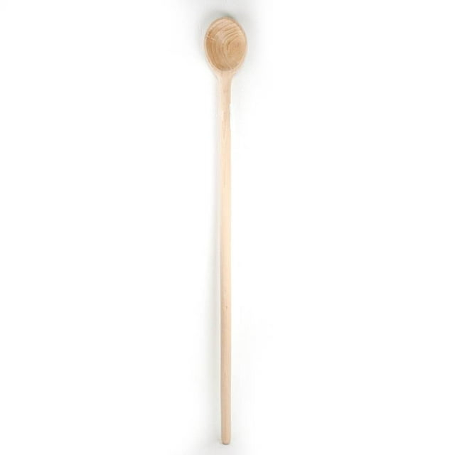 Giant Amish Made Close Grained Hardwood Wooden Stirring Spoon 32 inch