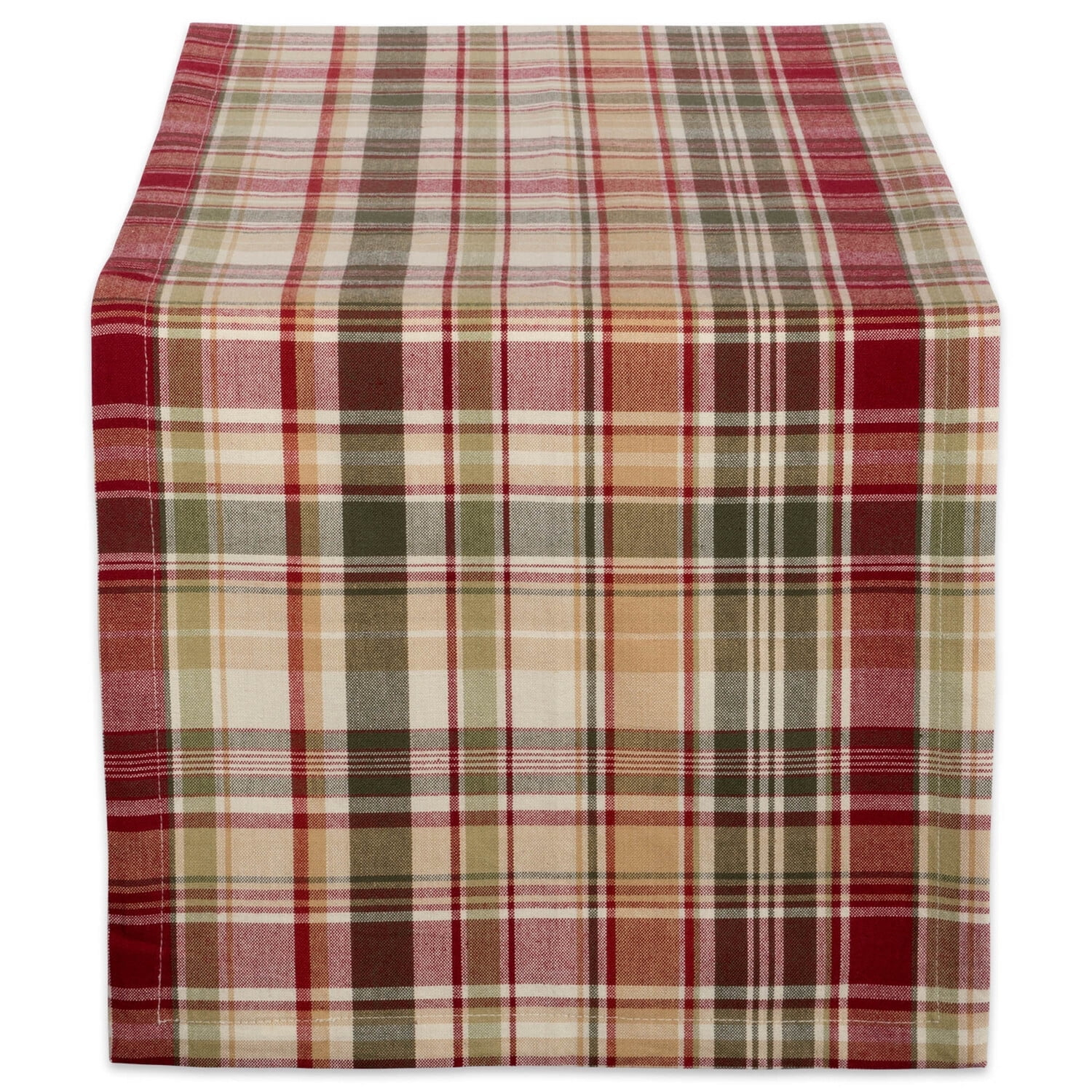 Give Thanks Plaid Table Runner 14x108