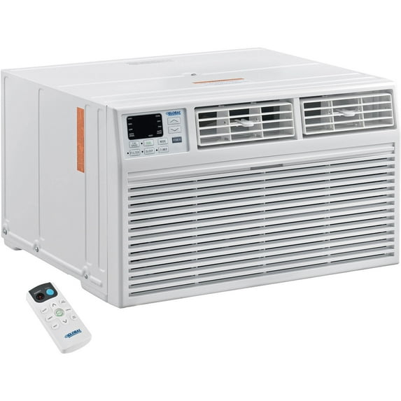 Global Industrial 292860 Wall Air Conditioner with Heat - 1230W - 230V - 12000 BTU