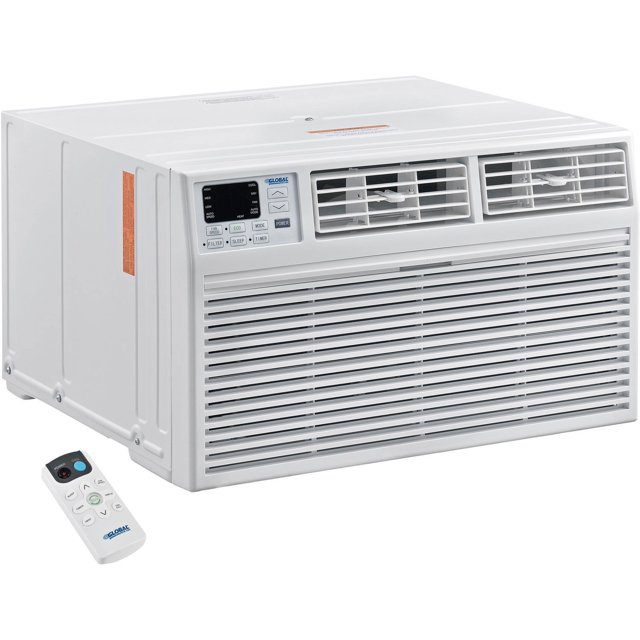 Global Industrial 292860 Wall Air Conditioner with Heat - 1230W - 230V - 12000 BTU