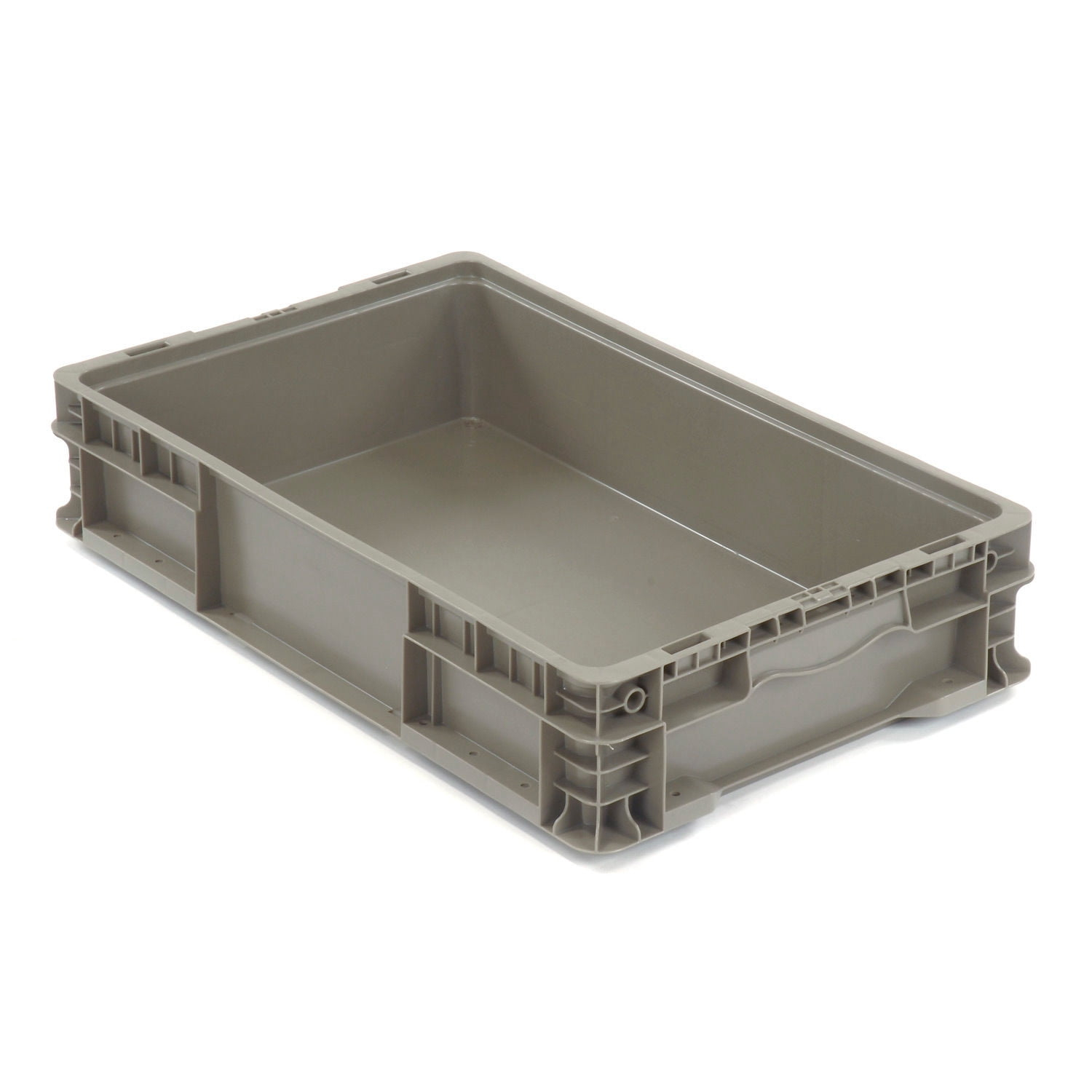 Quantum Storage Systems Stacker Straight Wall Container, 24"L X 15"W X 5"H, Up To 175 Lbs.