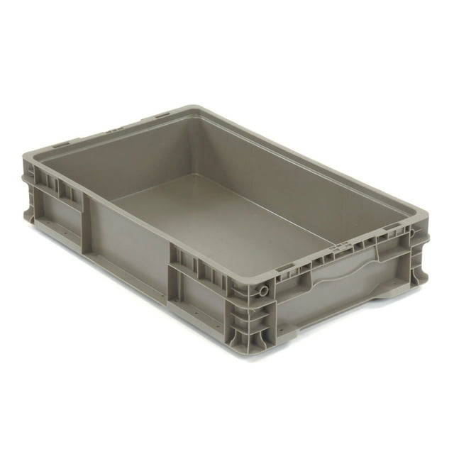 Quantum Storage Systems Stacker Straight Wall Container, 24"L X 15"W X 5"H, Up To 175 Lbs.