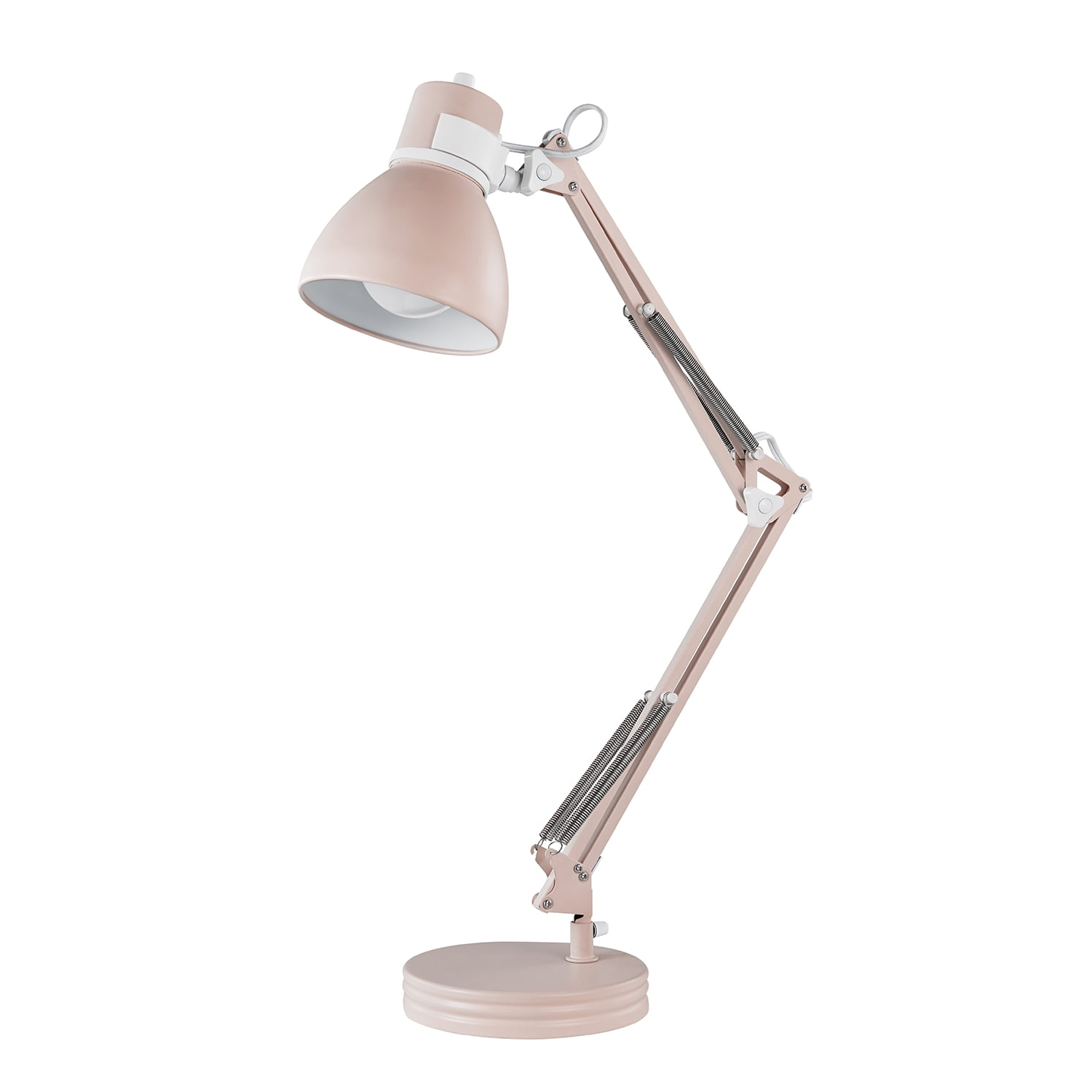 Globe Electric Architect 28" Matte Rose Swing Arm Desk Lamp