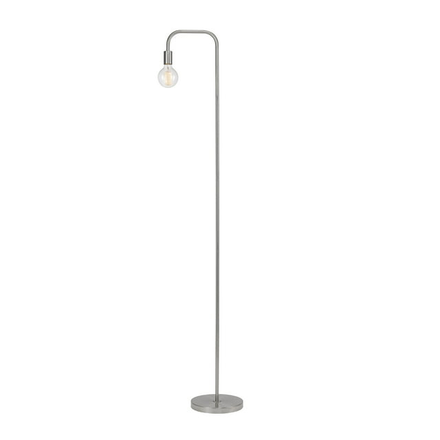 Globe Electric Holden 70" Brushed Steel Floor Lamp, 67067