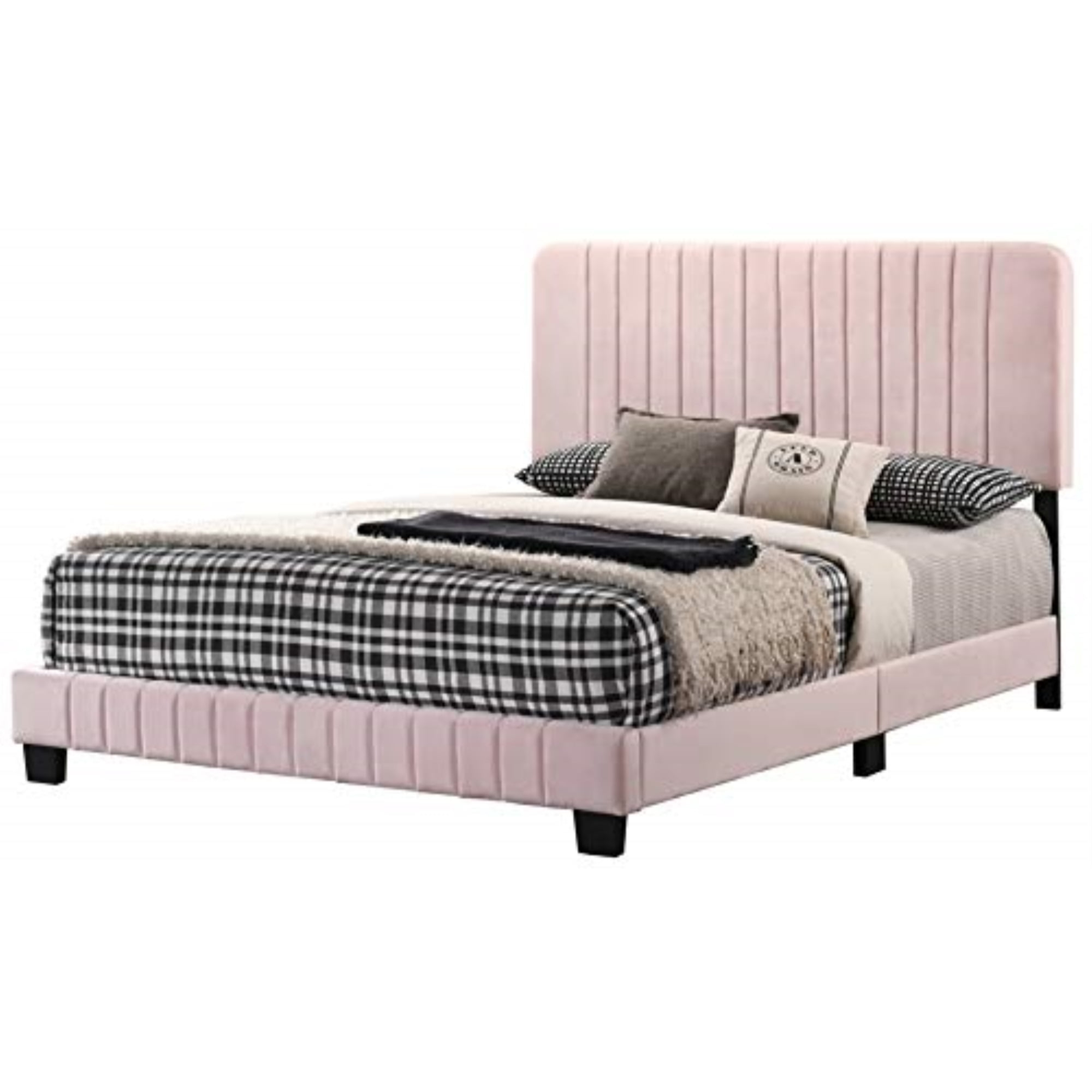 Glory Furniture Lodi G0406-KB-UP KING BED , PINK