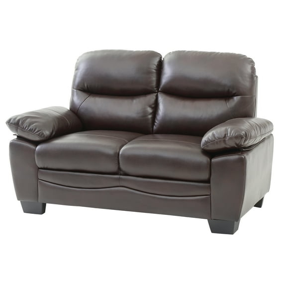 Dark Elegance Loveseat -  Dark Brown