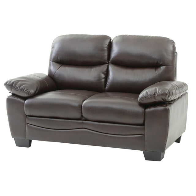 Dark Elegance Loveseat -  Dark Brown