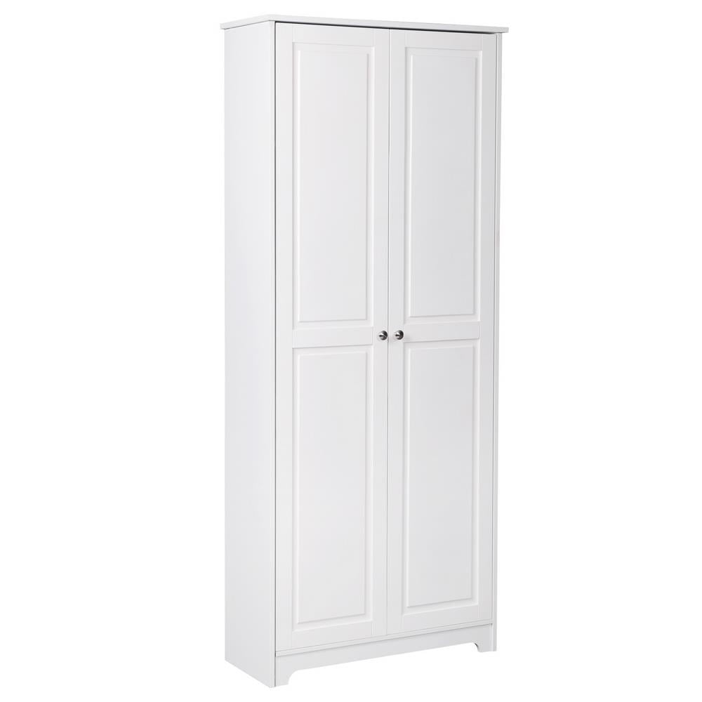 Ktaxon 2-Door Armoire with 5 shelves, Kitchen Pantry Storage Cabinet Wardrobe, 72" White