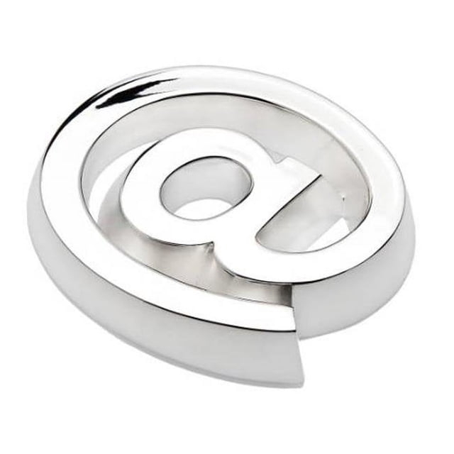 Godinger 1971 Paperweight - Computer Theme- Silver