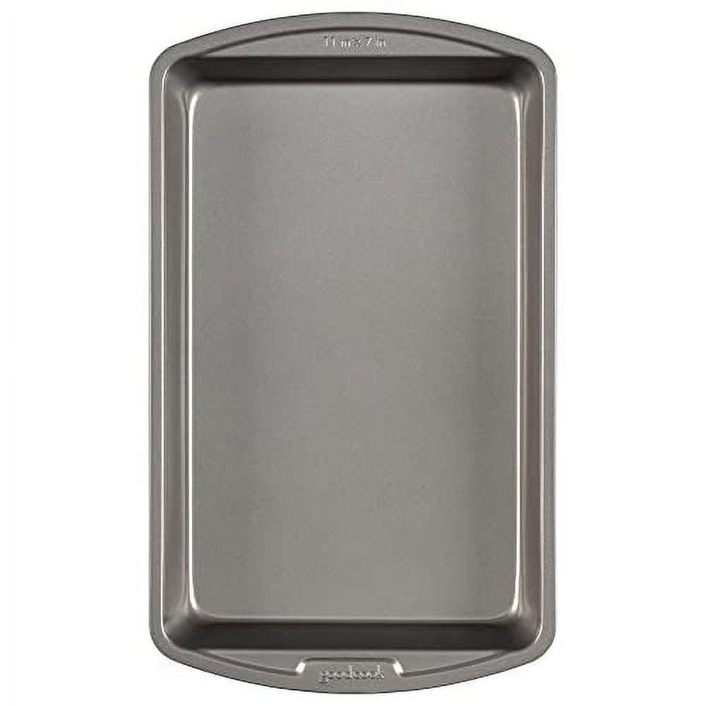 Goodcook Everyday Nonstick Steel Oblong Pan, 7" x 11", Gray