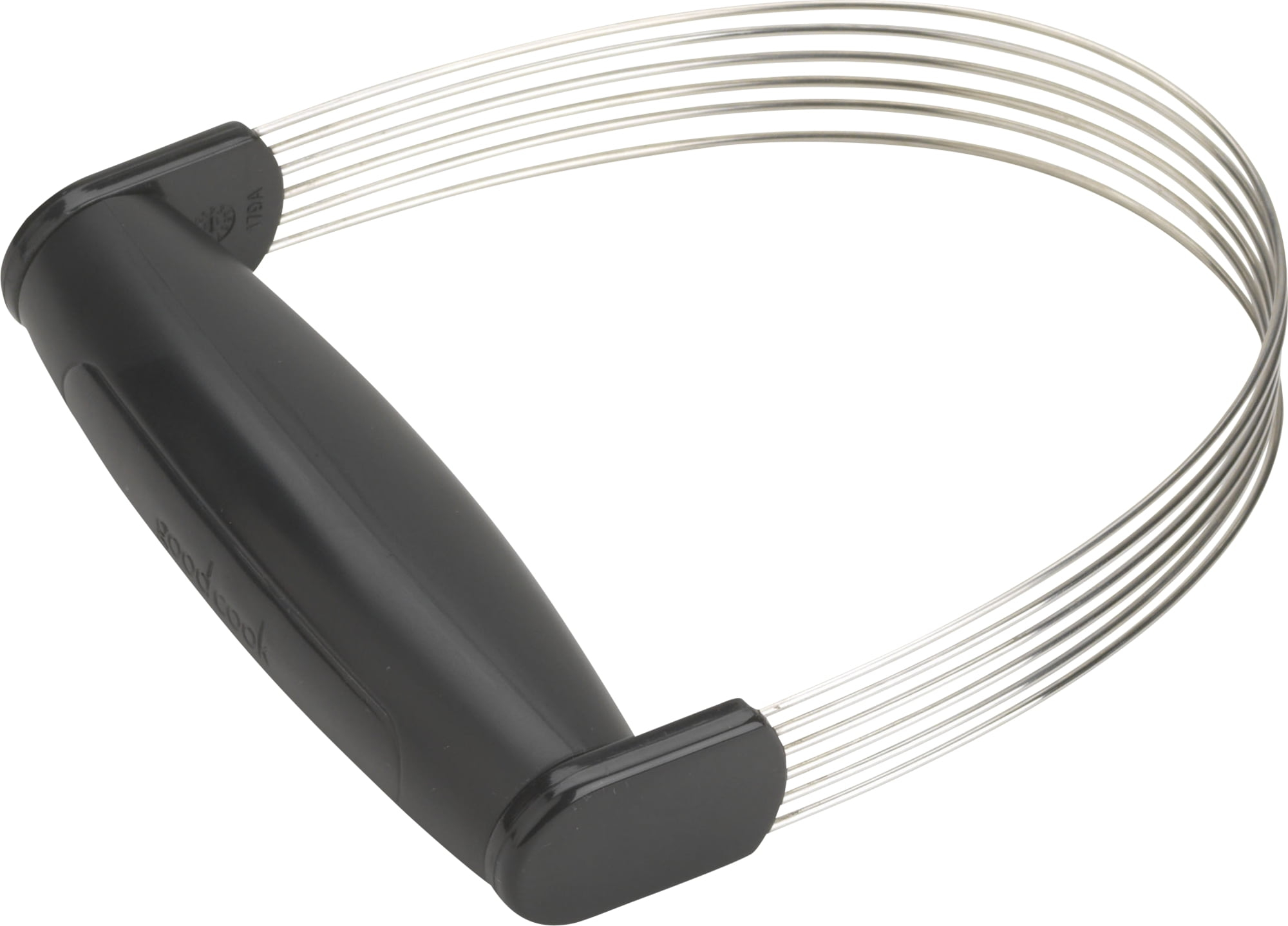 GoodCook 6-Tine Stainless Steel Wire Dough and Butter Pastry Blender, Silver/Black