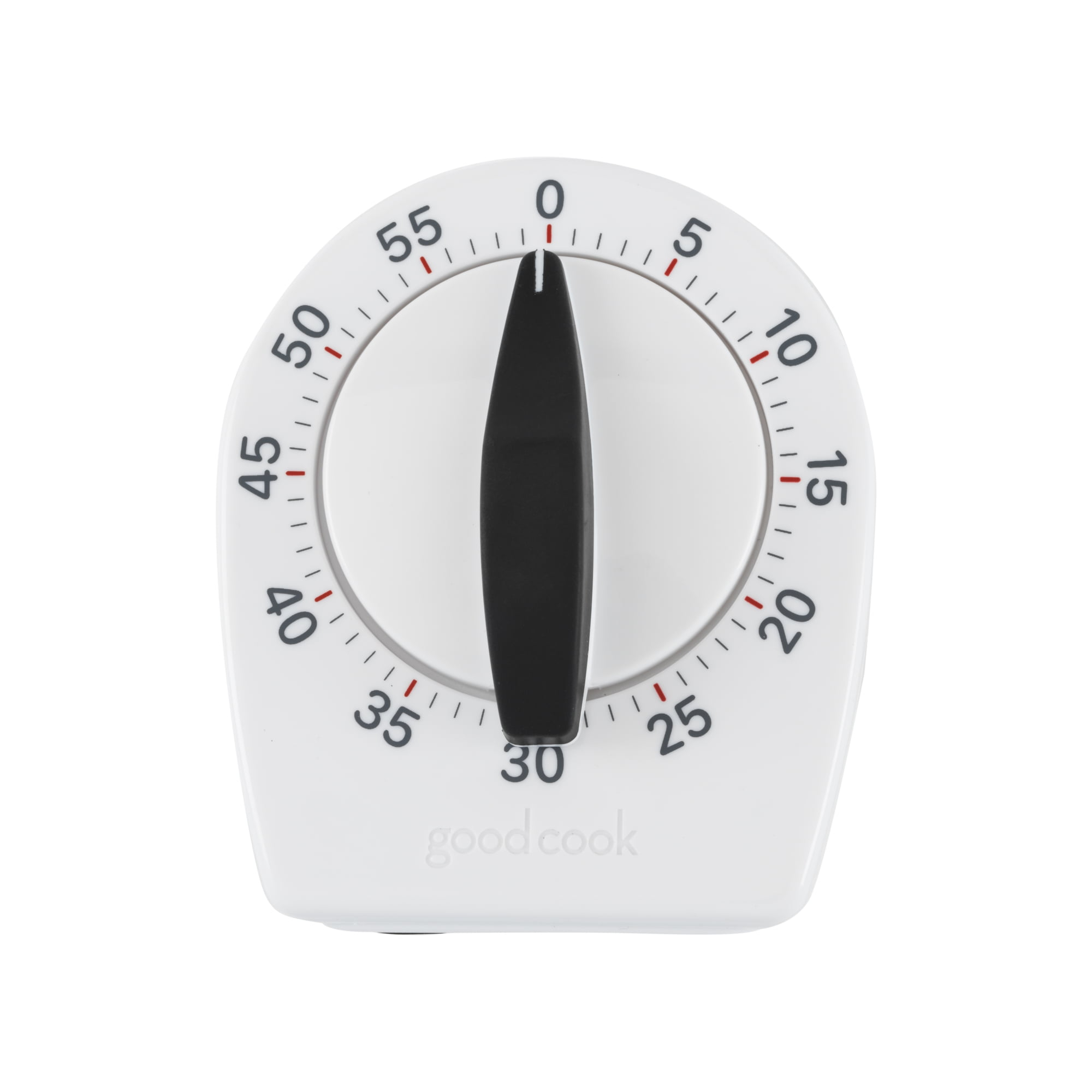 GoodCook 60-Minute Precision Long Ring Kitchen Timer, White