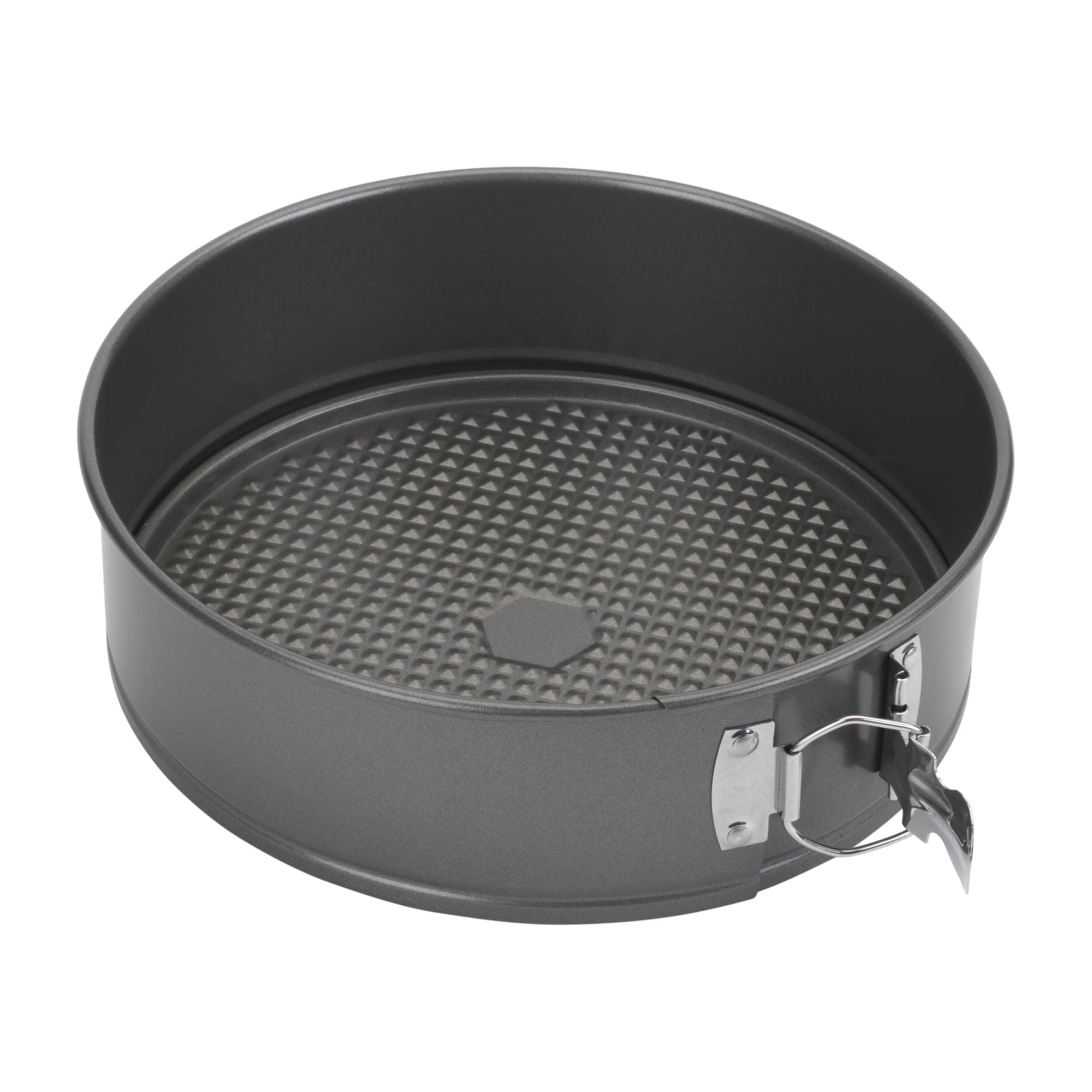 GoodCook 9" Round Steel Premium Nonstick Springform Pan, Gray
