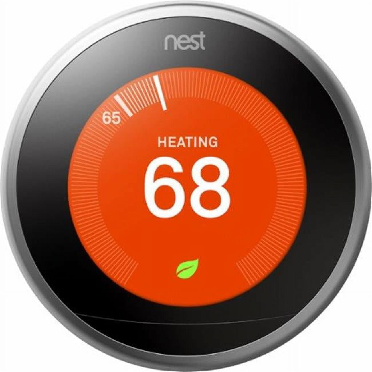 Restored Nest, T3007ES, Learning Thermostat, 3rd generation (Refurbished)