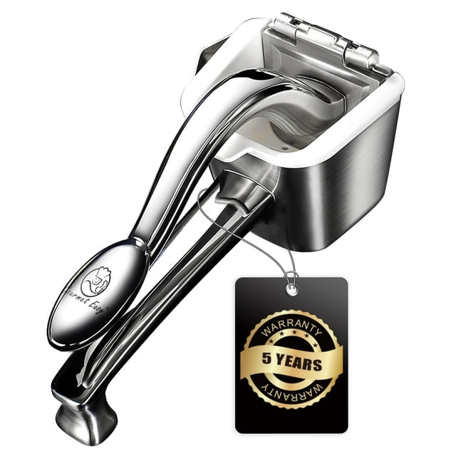 Gourmet Easy - Stainless Steel Lemon Squeezer, Heavy-Duty Orange Juicer, Durable Hand Press Citrus Juicer, Portable Lime Squeezer, Rust-Free, Easy to Clean, Ideal for Kitchen & Bar