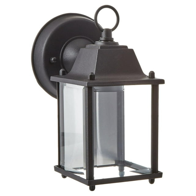 GpLuMy Lighting 40455 BK Traditional One Wall Lantern Outdoor-Post-Lights, Black