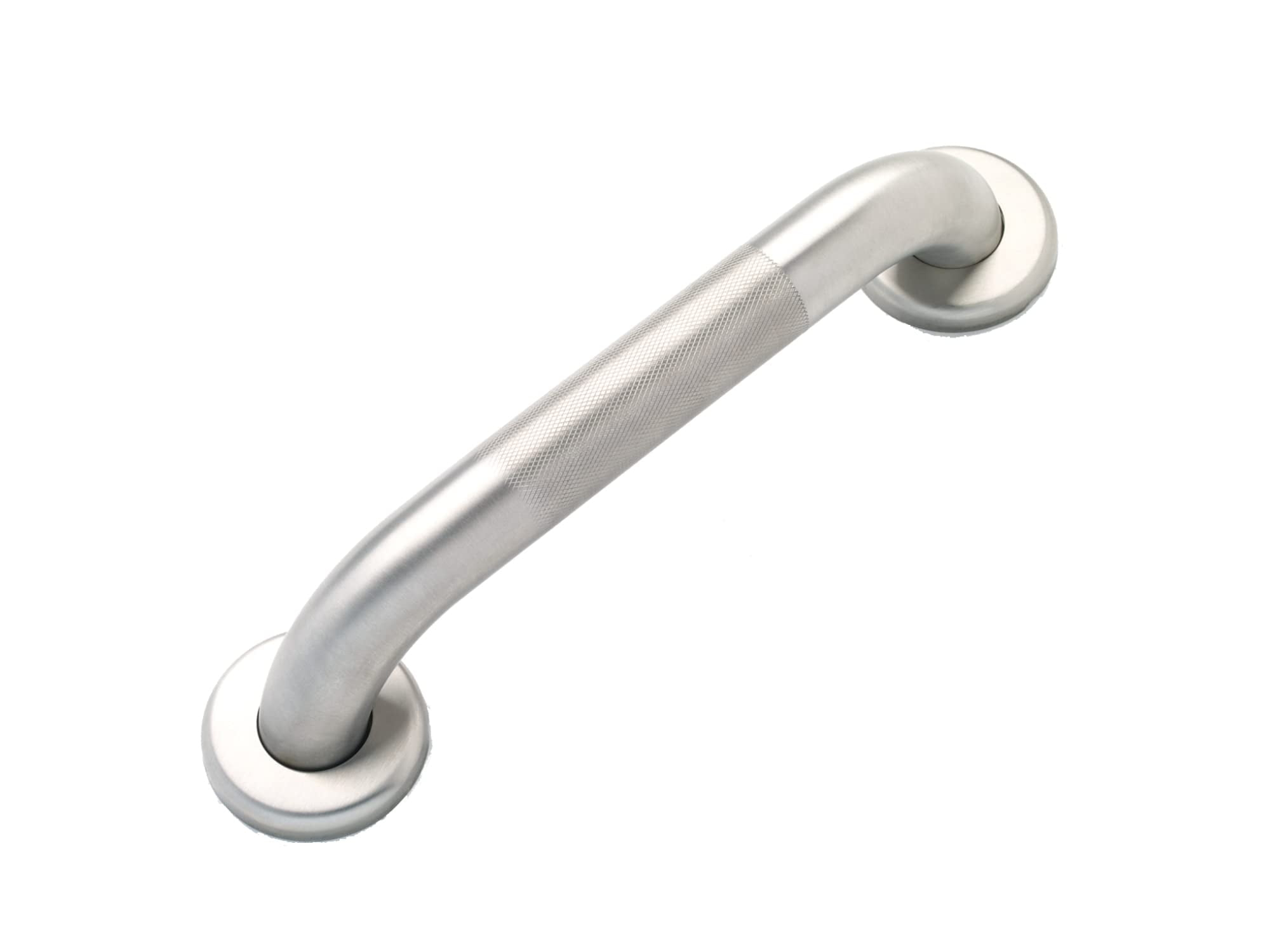 Grab Bar for Bathtub Shower - 1.5" Dia. / Stairs Bed Toilet Bathroom / Stand Assist & Safety Handrail / 304 Stainless Steel / Smooth Grip / 12"