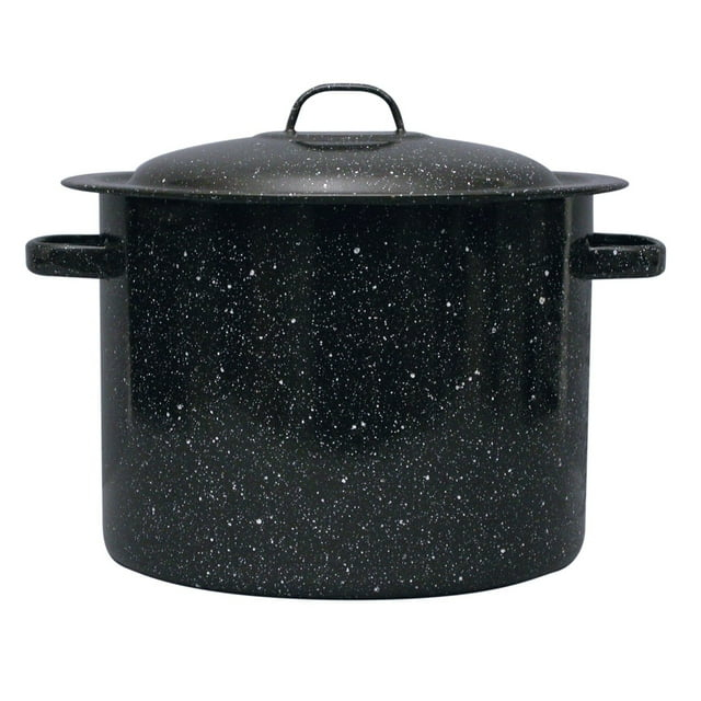 Eternal 12 qt. Non-Stick Carbon Steel Stock Pot with Lid & Reviews | Wayfair