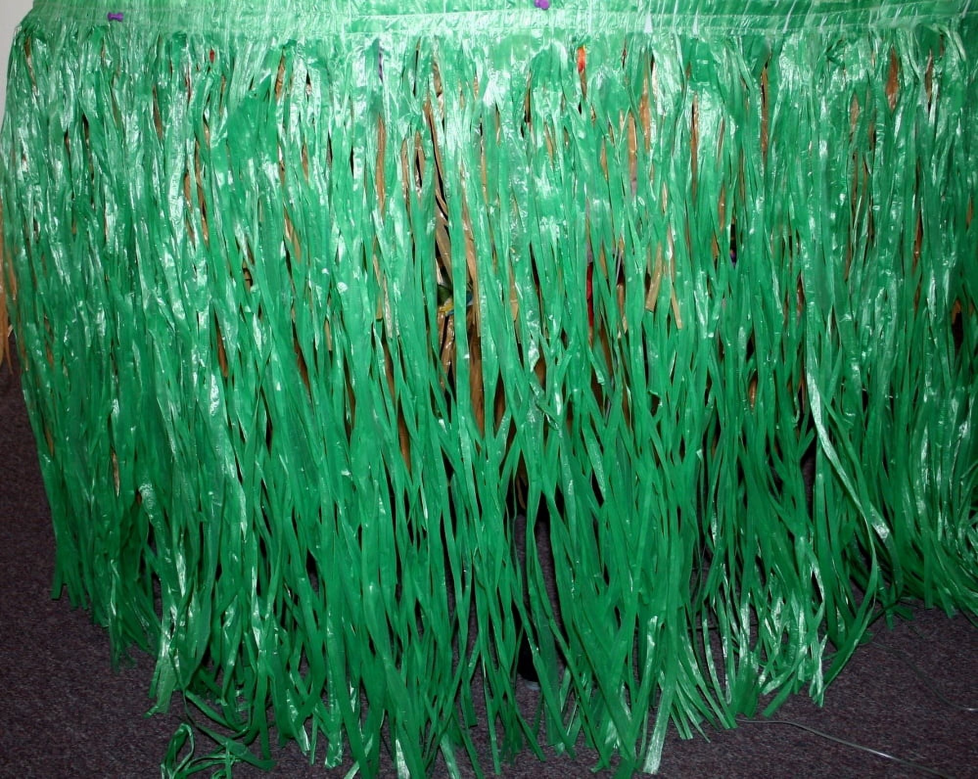 Green Artificial Grass Table Skirt - Party Supplies - 1 Piece