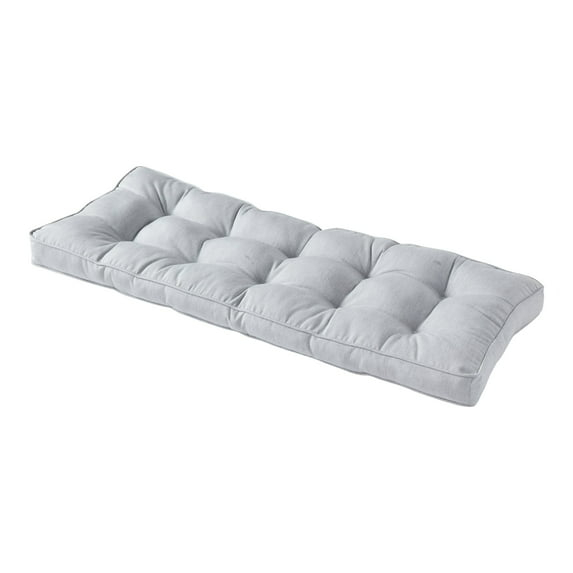 Sunbrella Canva Granite 51 x 18 in. Outdoor Bench Cushion by Greendale Home Fashions