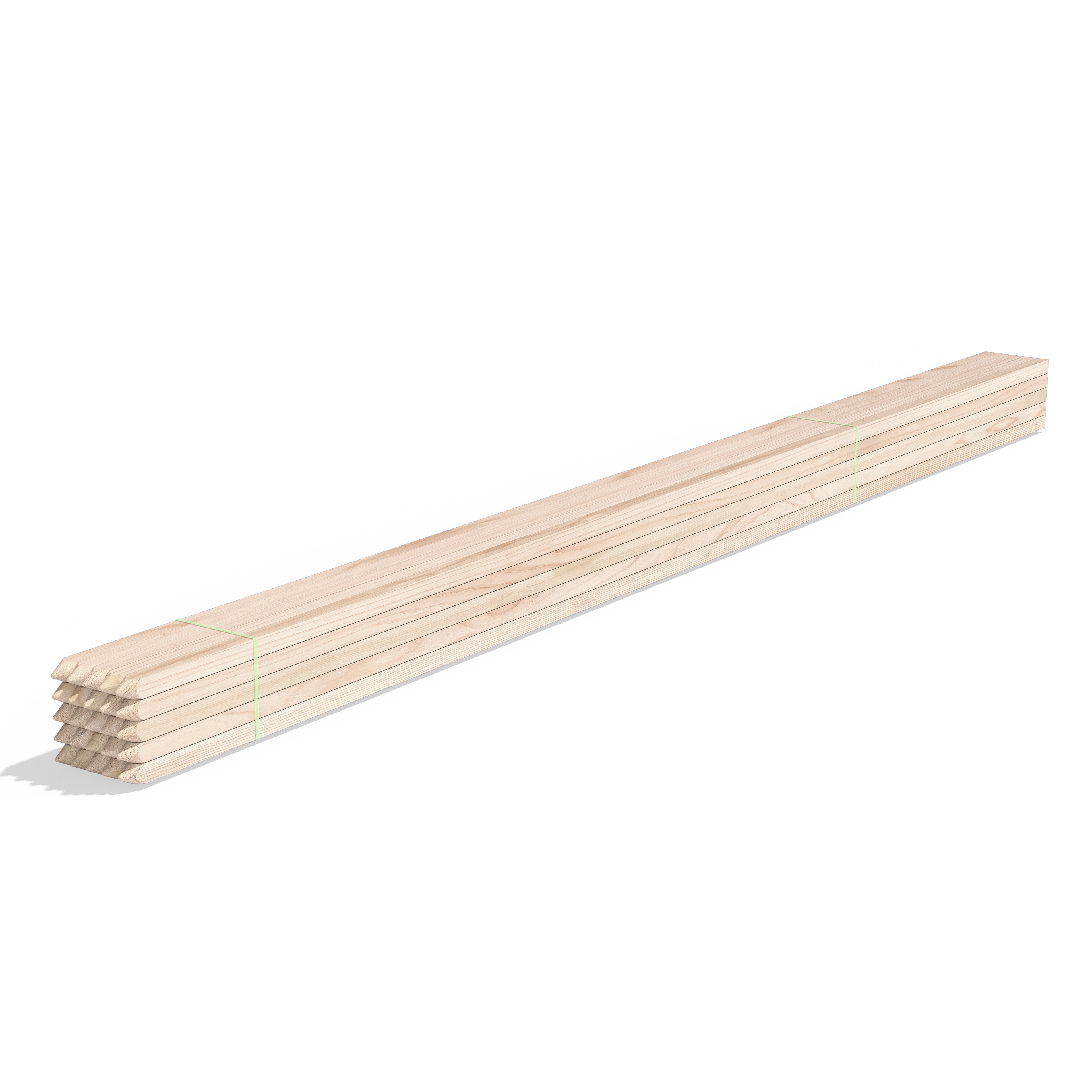 Greenes Fence 6 Foot Long Wooden Garden Stake, 25-Pack