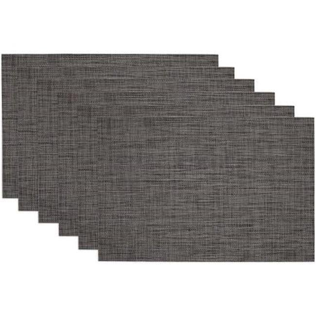 Grey Tweed PVC Placemat (Set of 6)