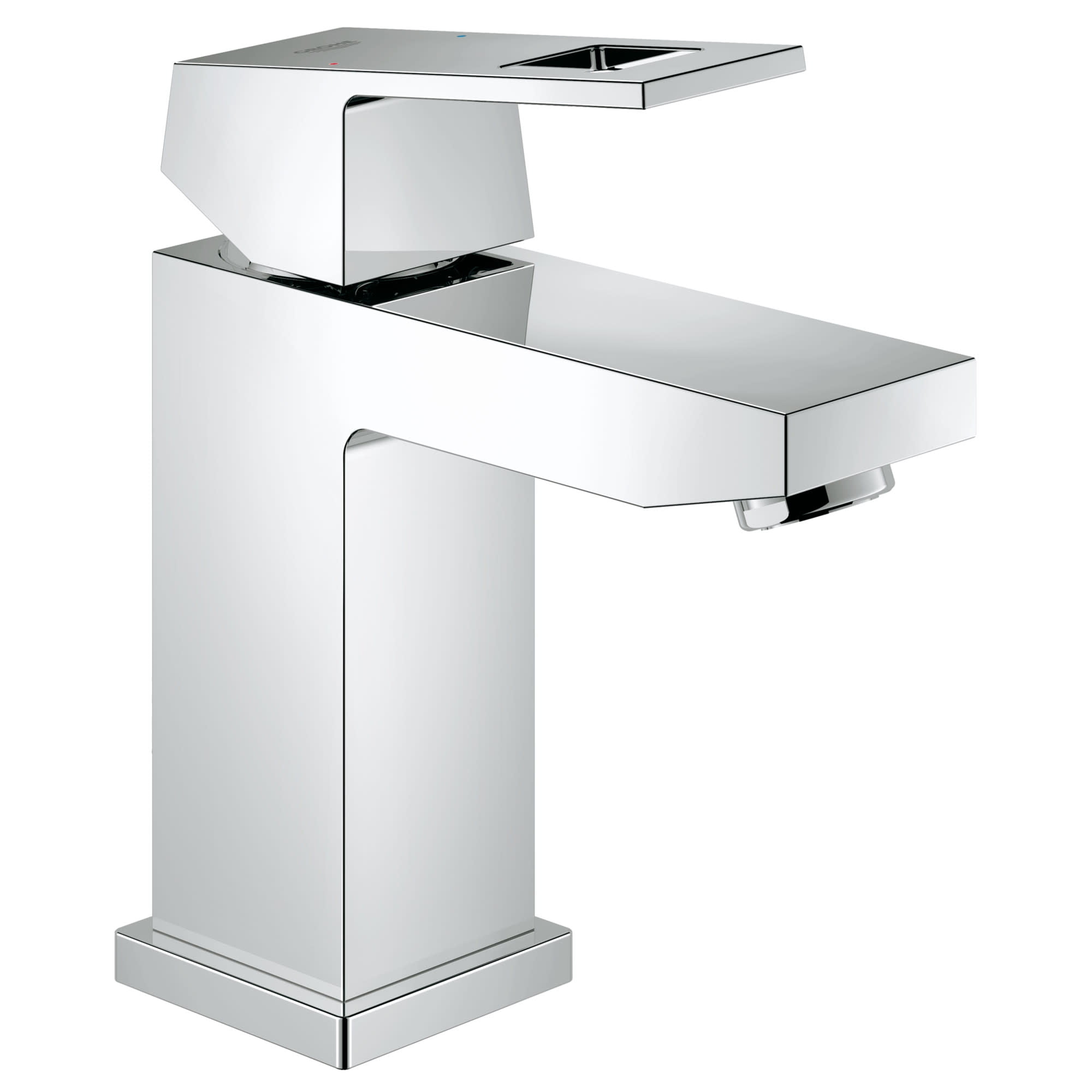Grohe 23 133 A Eurocube 1.2 GPM Single Handle Single Hole Bathroom Faucet - Chrome