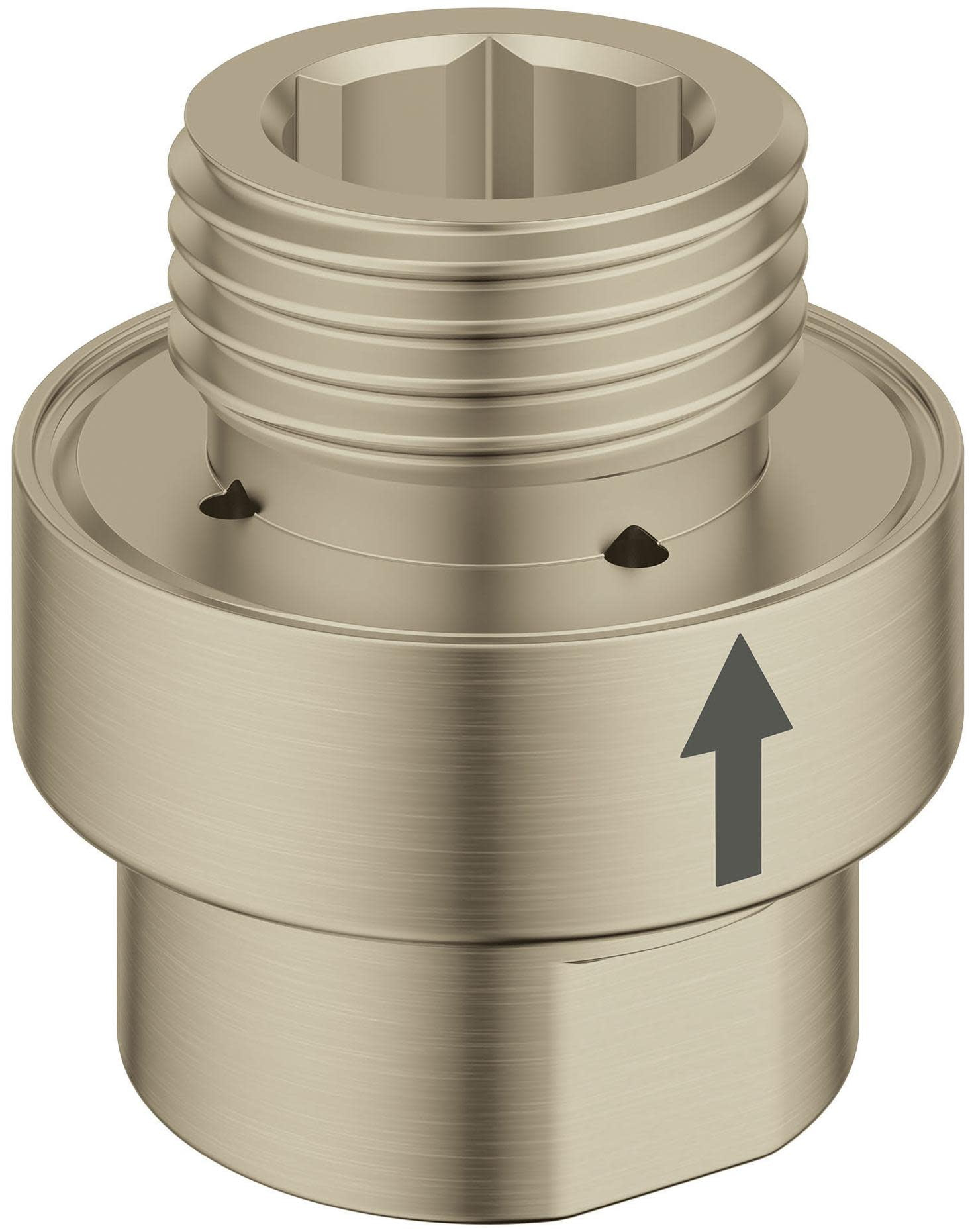 Universal 1/2-Inch Handheld Shower Inline Vacuum Breaker