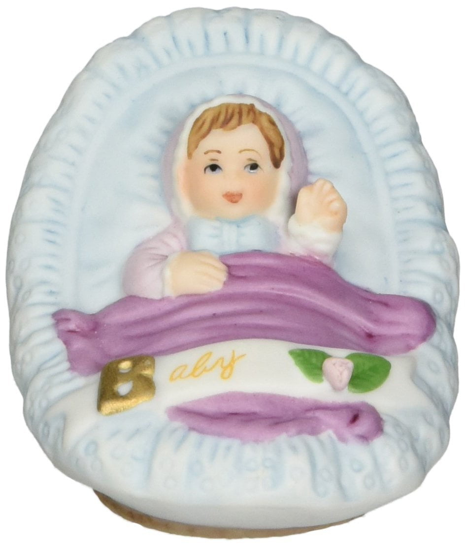 Growing up Girls from Enesco Brunette Newborn Figurine 1.75 IN