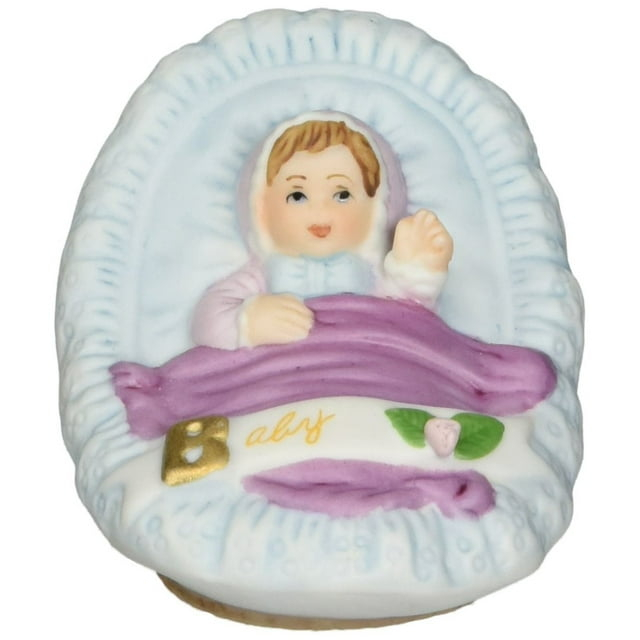 Growing up Girls from Enesco Brunette Newborn Figurine 1.75 IN