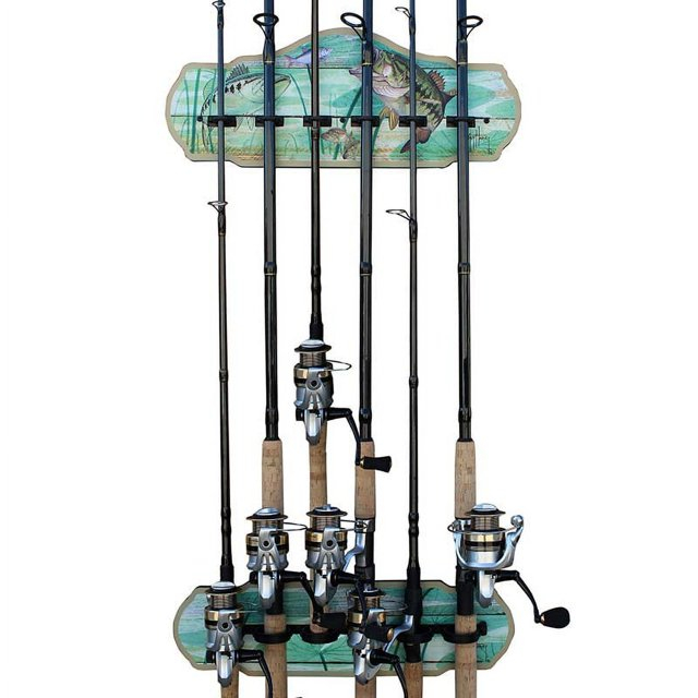 Guy Harvey Bajo Estante de Pared de 6 Varillas