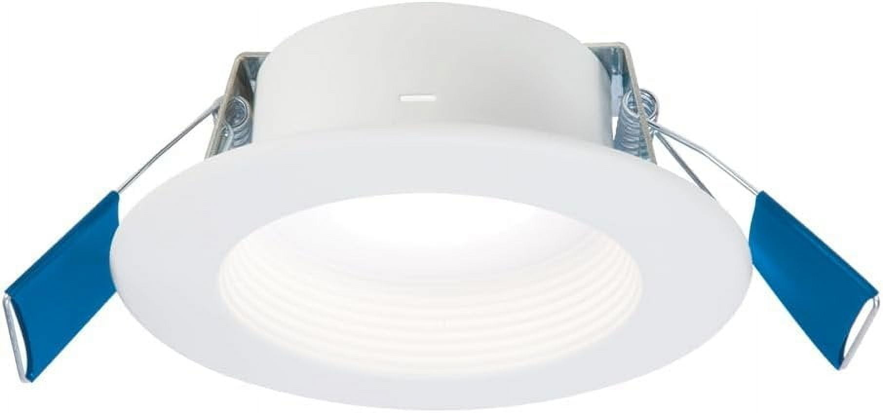 Halo RL4 Series Matte White 4 in. W LED Canless Recessed Downlight 8.7 W