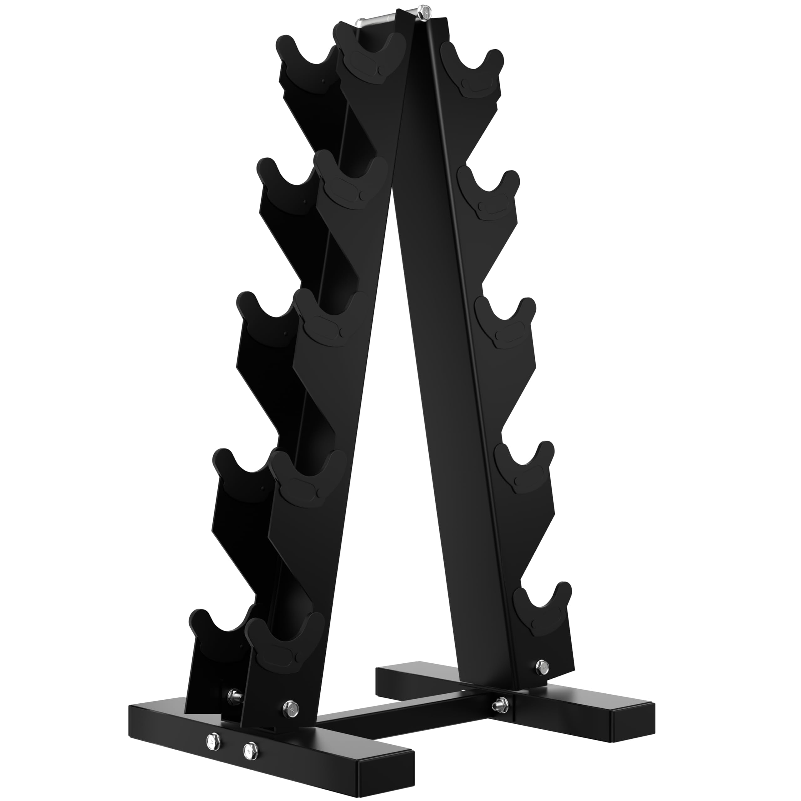 CAP A Frame-Style Dumbbell Stand, Black (Holds 5 pairs)