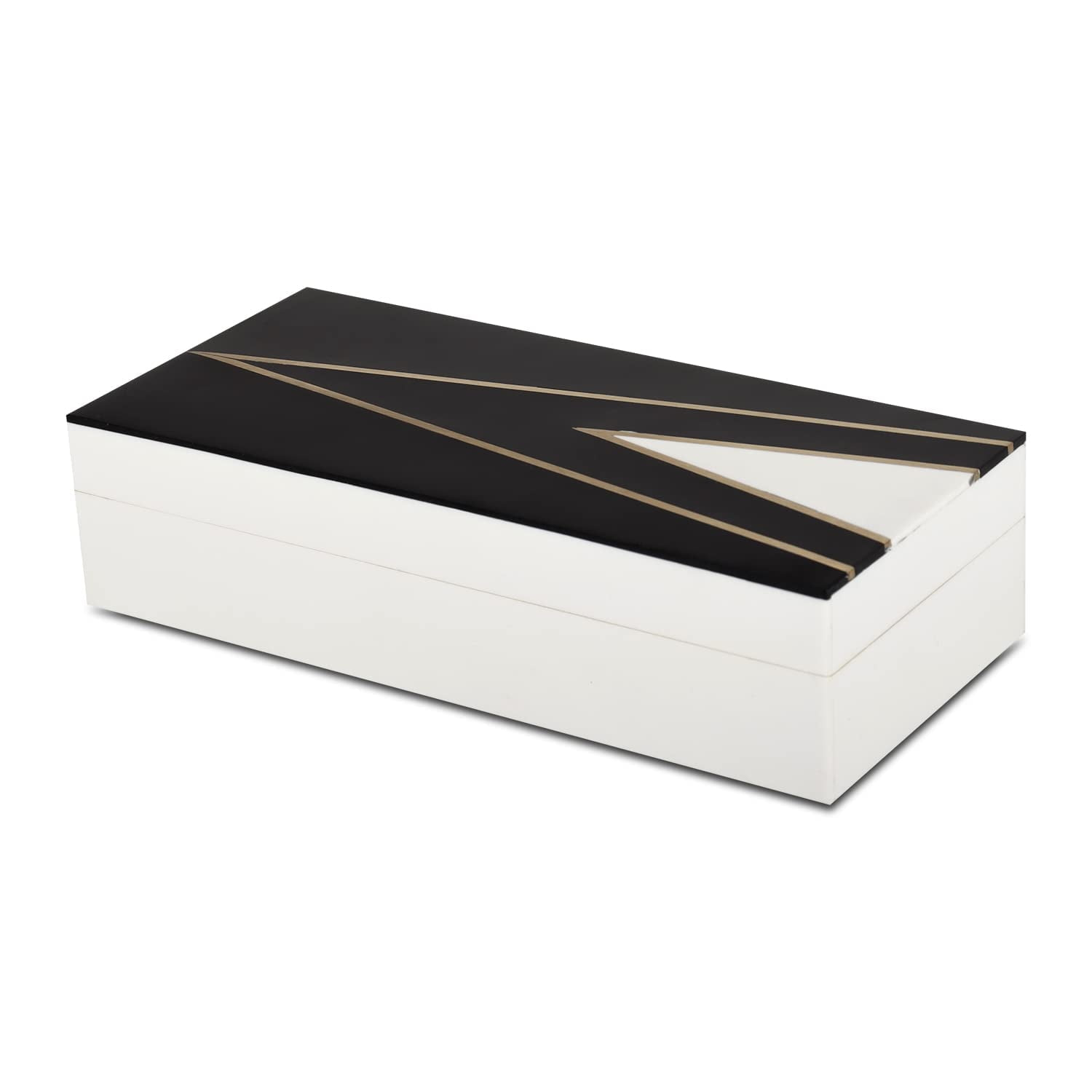 HANDICRAFTS HOME 10x4.5x2.5 Decorative Box Handmade Storage Organizer Boxes with Lids Keepsake Gift Trinket Box Display Box, Kept Dapper Gent