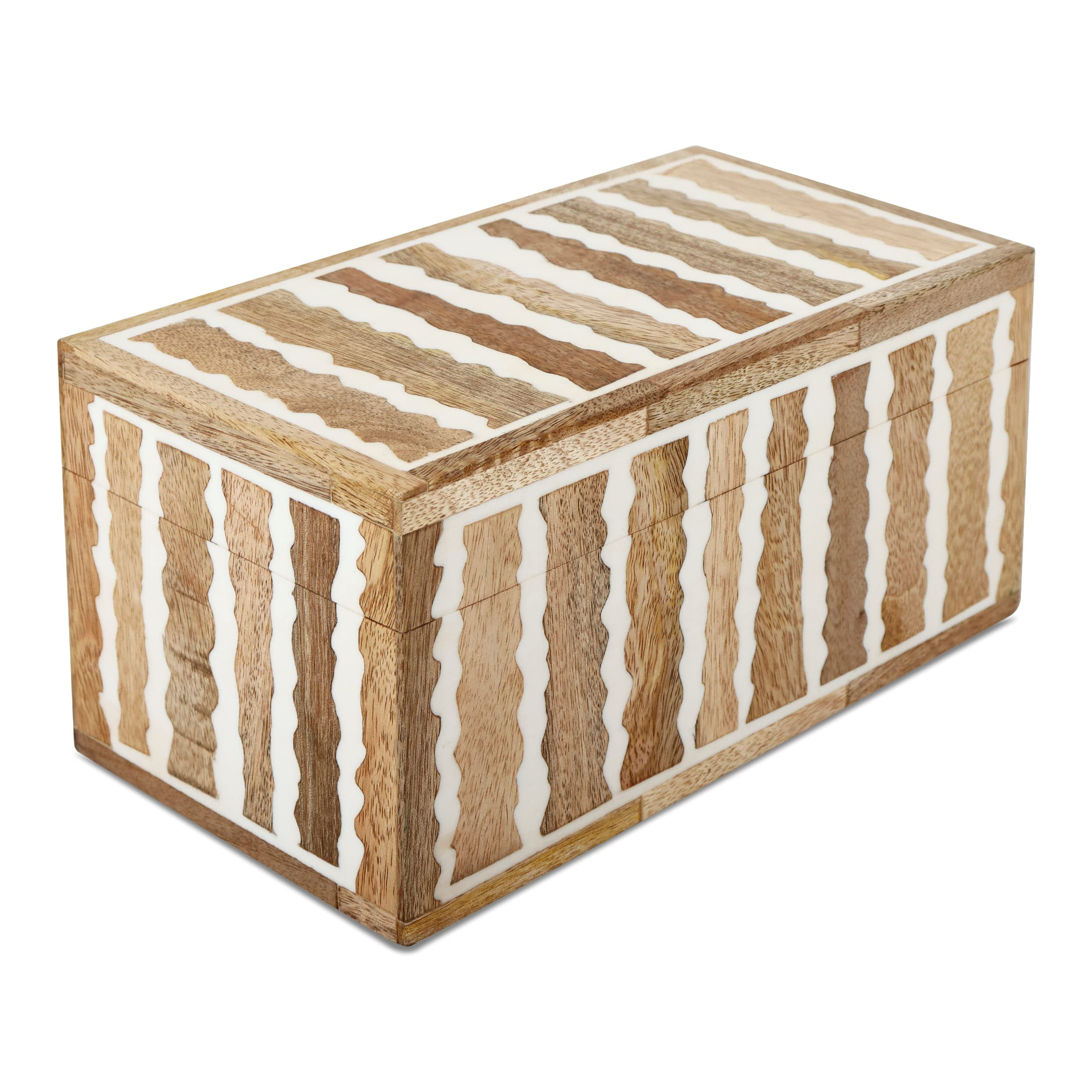 HANDICRAFTS HOME 10x5x5 Decorative Box Handmade Storage Organizer Boxes with Lids Keepsake Gift Trinket Box Display Box, Kept Safari