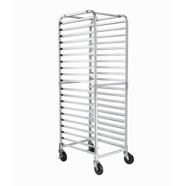 HARDURA Restaurant Equipment 20 Tier Aluminum Sheet Pan Rack with Casters, NSF Home Commercial Kitchen, 20"L×26"W×69"H