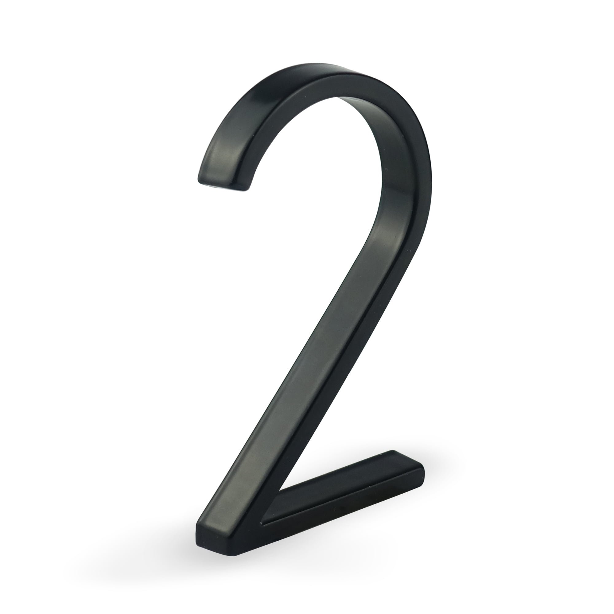 HASWARE 5Inch Black 5'' H Metal House Number