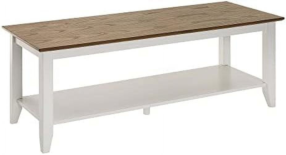Convenience Concepts American Heritage Coffee Table with Shelf