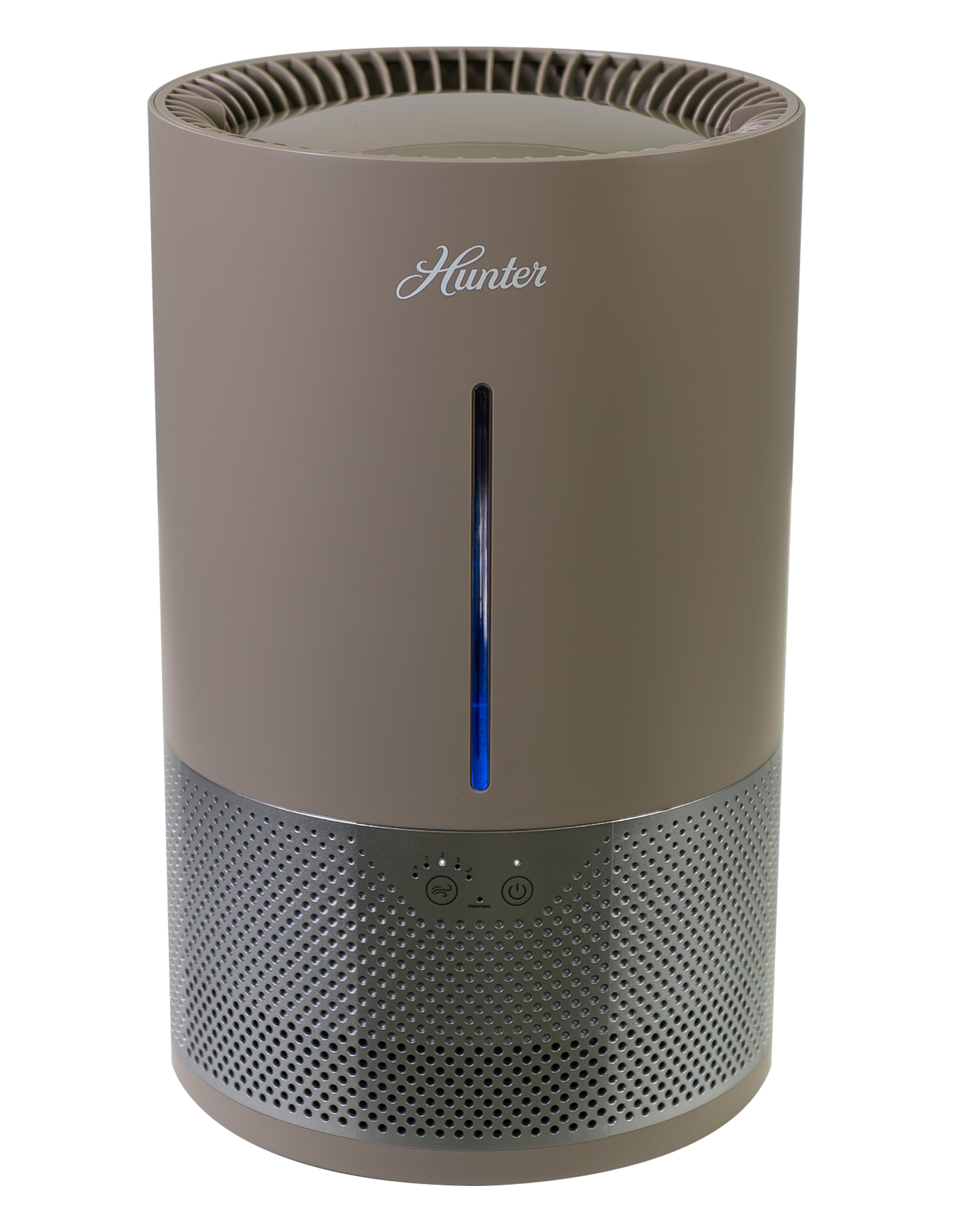 HHE150 Hunter Aspire 4.8L Evaporative Humidifier with PermaWick Filter (4.8L) - Remove Contaminants & White Dust for Clean Mist & Air – Medium Humidifier for Home, Bedroom, or Dorm - Taupe