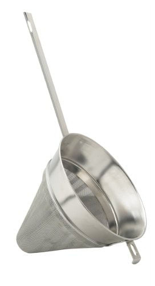 HIC Kitchen Chinois Fine-Mesh Cone-Shaped Sieve, 18/8 Stainless Steel, 7-Inch Diameter