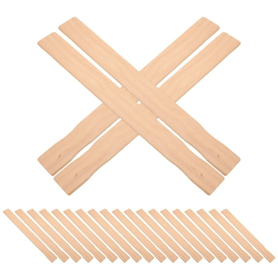 OULII Paint Mixing Stick Birch Wood For Construction 25Pcs 9.04X0.98X0.04in