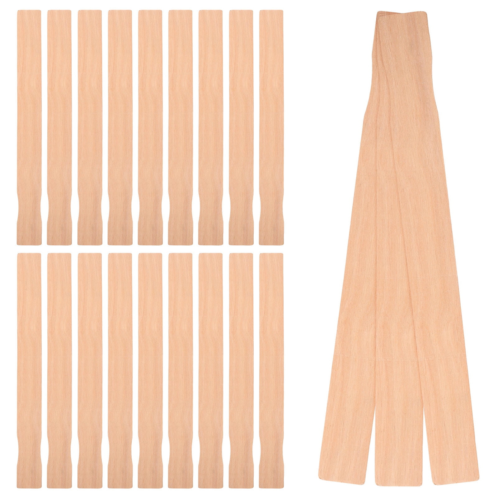 OULII Paint Mixing Stick Birch Wood For Construction 25Pcs 9.04X0.98X0.04in