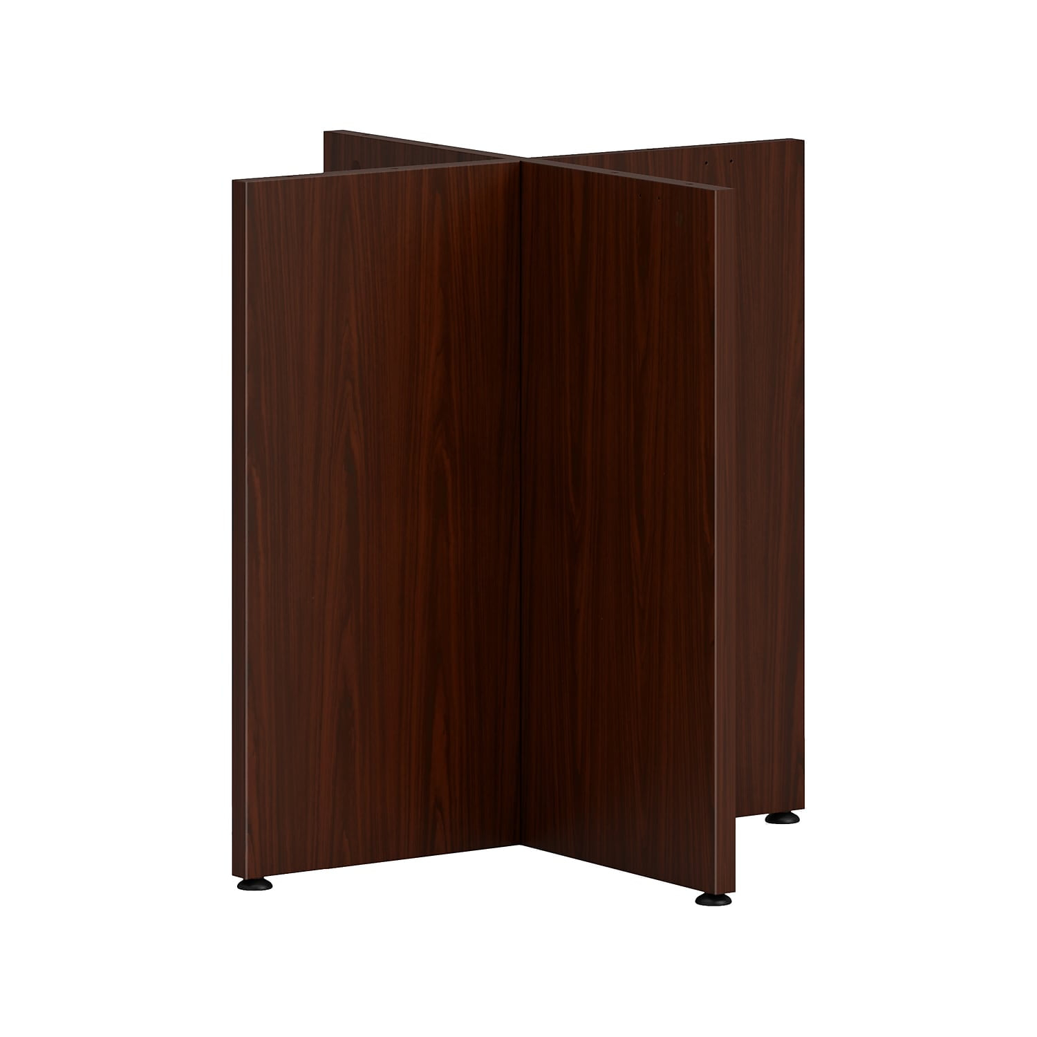 HON Mod HLPLTBL42BASE Conference Table Base - Finish: Traditional Mahogany