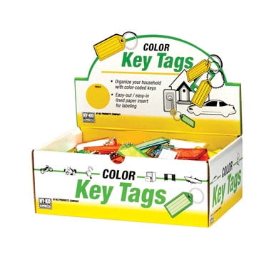 HY-KO KB140-100 Key Identification Tag, Plastic