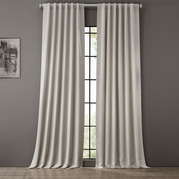 Half Price Drapes Alabaster Beige Room Darkening Curtains for Bedroom (1 Panel), 50W X 96L