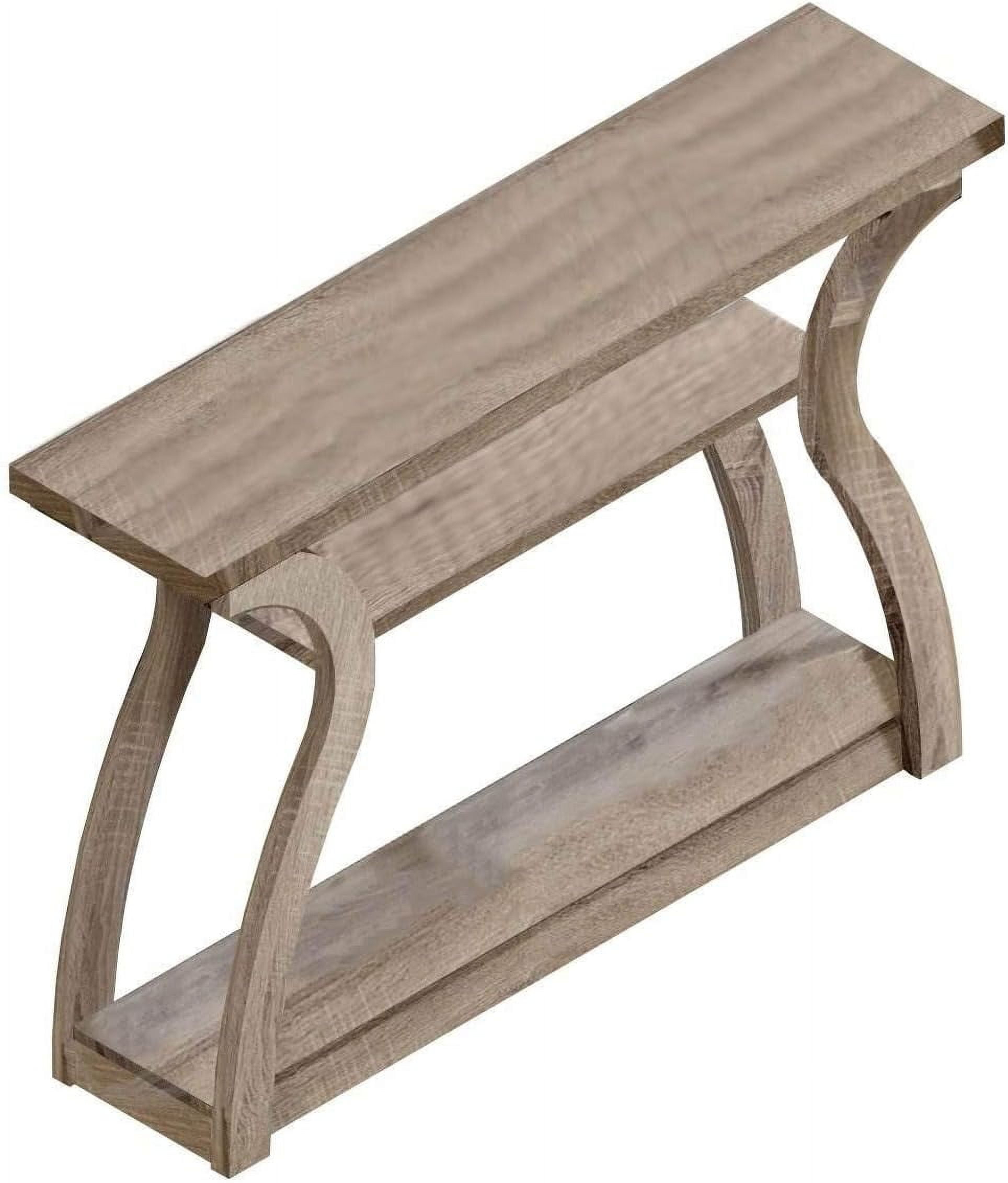 Monarch Specialties Accent Table, Console, Entryway, Narrow, Sofa, Bedroom, Brown Laminate