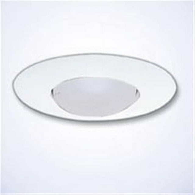 6'' White Open Recessed Trim