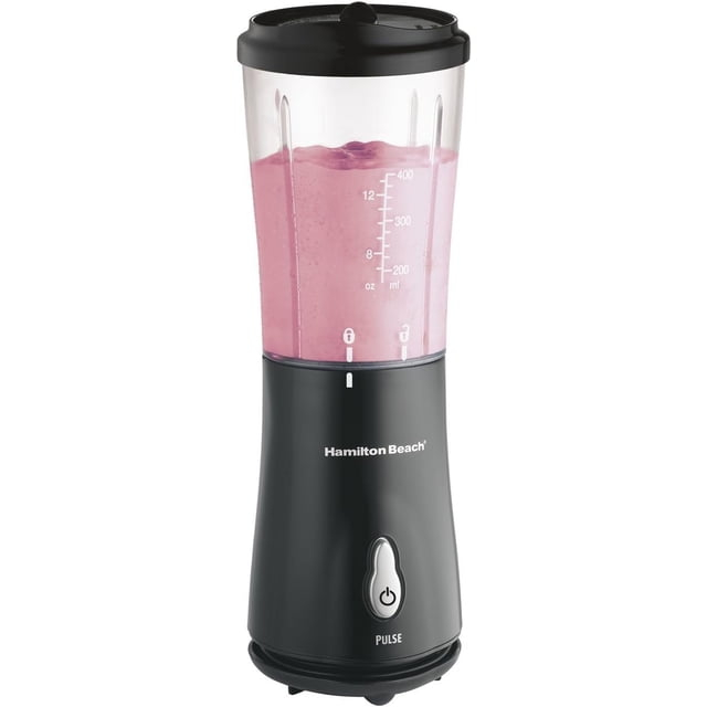 Hamilton Beach 51101B Personal Blender with Travel Lid, Black